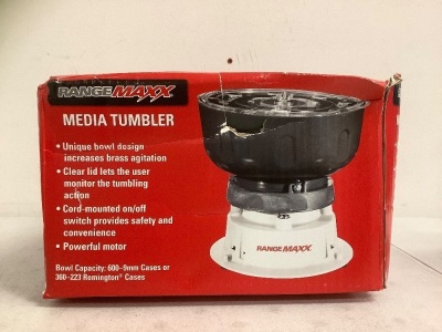 RangeMaxx Media Tumbler, Powers Up, Appears new, Retail 69.99