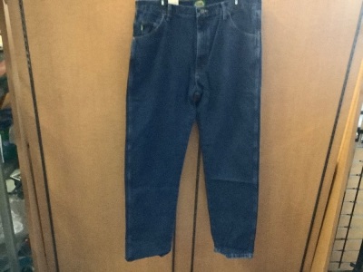 Roughneck Traditional Fit Jeans, 38x34, Appears New