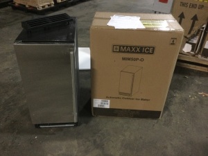 Maxx Ice MIM50P-O Automatic Outdoor Ice Maker. Untested E-Commerce Return. Looks Used