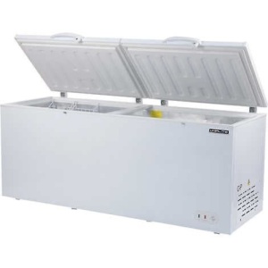 Uniflow Two Compartment Chest Freezer, 23.6 cu. ft. Tested and Works. Like New Scratch and Dent