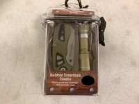 Outdoor Essentials Combo, New, Damaged Case