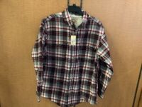 Red Head Sherpa Lined Men's Flannel, Medium, Appears New