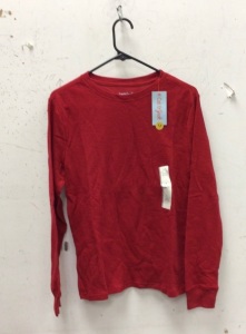 Cat & Jack Long Sleeve Shirt, YL (12/14), Red, New with Tags