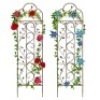 Set of Two Iron Arched Garden Trellis. Appears New&nbsp;