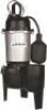 BURCAM 1/2 HP Cast Iron Submersible Sewage Pump, Black - Appears New