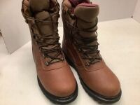 Men's Leather Hiking Boots, 9.5, Ecommerce Return
