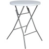32in Indoor/Outdoor Folding Bar Table - White. Appears New&nbsp;