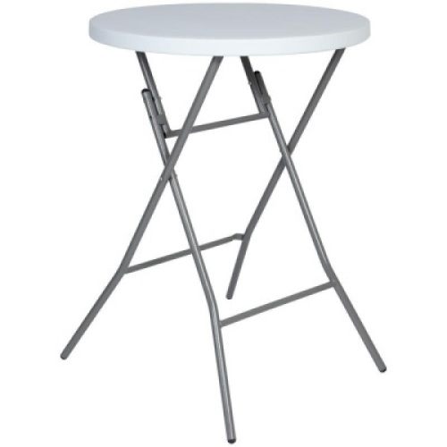 32in Indoor/Outdoor Folding Bar Table - White. New With Blemish. See Pictures&nbsp;