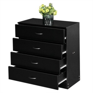 4 Drawer Bedside Nightstand  