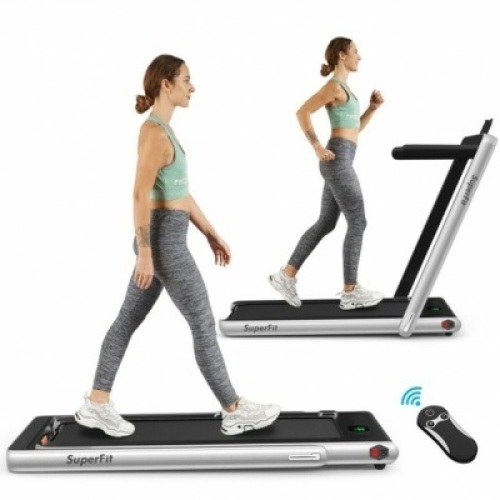 2 In 1 Folding Treadmill With Bluetooth Speaker Remote Control&nbsp;
