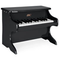 Kids 25-Key Wooden Learn-to-Play Mini Piano w/ Key Note Stickers, Music Book&nbsp;