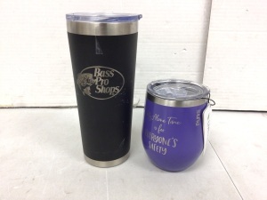 Lot of (2) Tumblers, E-Commerce Return, Dented