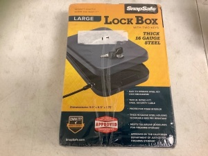 SnapSafe Lock Box Large, Appears New