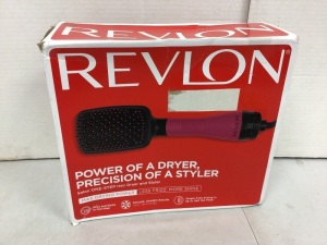 Revlon Dryer/Styler Brush, Powers Up, E-Commerce Return