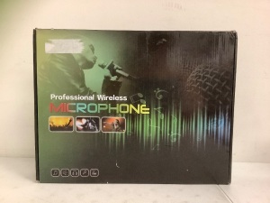 Professional Wireless Microphone, 2, Powers Up, Appears New