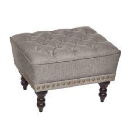Pier1 Performance Chas Ottoman in Tweed Gray. New