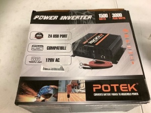 Potek Power Inverter, Appears New, Not Tested