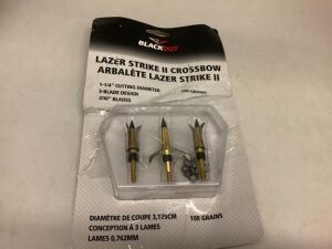 Black Out Lazer Strike II Crossbow Tips, Ecommerce Return