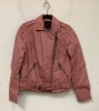 Yoki, Women's Leather Jacket, Size S, Mauve, Appears New