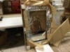 Pier1 Large Rectangle Mosaic Mirrored Frame. MIRROR IS BROKEN. Frame appears to be in good shape. Could be reused