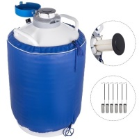 20L&nbsp;Liquid Nitrogen Tank Cryogenic Container W/ Bag Dewar. Appears New. Very Over $300 Retail Value