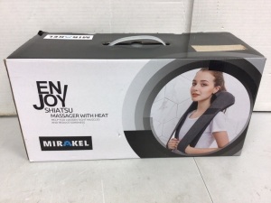 Enjoy Shiatsu Massager w/ Heat, Powers Up, E-Commerce Return