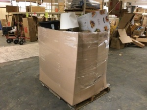 Unsorted and Untouched Pallet of AMZN Returns. SEE PICTURES. This is a pallet straight off a truck