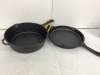 12" Cast Iron Deep Skillet w/ Lid, E-Commerce Return