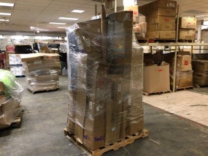 Untouched and Unsorted Pallet of BCP Returns. Pallet Straight of a Truck!