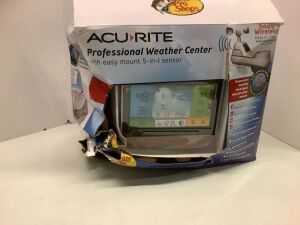 Acu-Rite Professional Weather Center, Untested, Box Damaged, Appears New