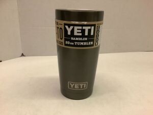 Yeti Rambler 20oz Tumbler, Missing Lid, Appears New