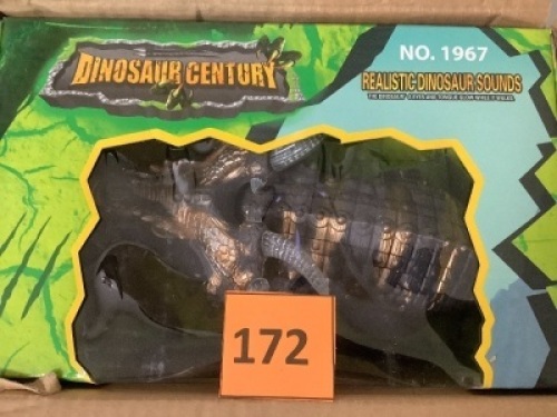 Walking Dinosaur Triceratops Toy Figure with Lights & Sounds - SKY1967
