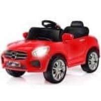 6-Volt Red Kids Ride On Car RC Remote Control Battery Powered with LED Lights MP3