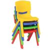 Kids Plastic Play Room Chairs, Set of 4 