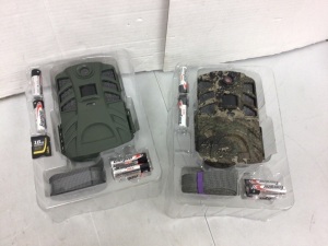 Lot of (2) Trail Cameras, Untested, E-Commerce Return