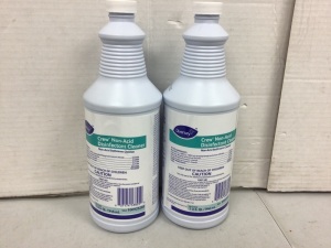 Lot of (2) Diversey Crew Non Acid Disinfectant Cleaners, Appears New