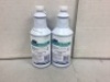 Lot of (2) Diversey Crew Non Acid Disinfectant Cleaners, Appears New