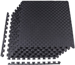 Everyday Essentials 1" EXTRA Thick Puzzle Exercise Mat with EVA Foam, Interlocking Floor Tiles. Appears New