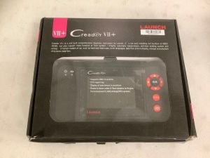 LAUNCH Creader VII+ Car Code Reader, Untested, Appears New, Retail 134.00