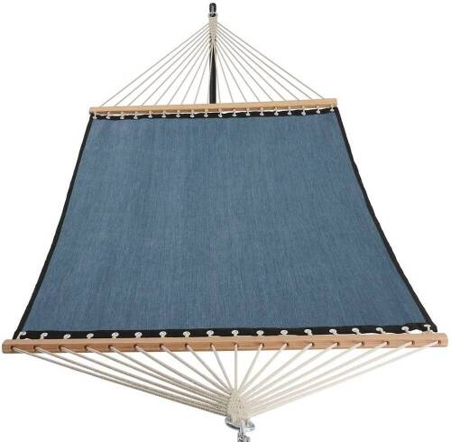 Patio Watcher Quick Dry Hammock Bamboo Spreader Bars, Blue. Appears New&nbsp;