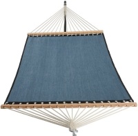 Patio Watcher Quick Dry Hammock Bamboo Spreader Bars, Blue. Appears New&nbsp;