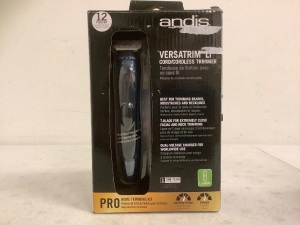 Andis Versatrim Cord/Cordless Trimmer, Works, E-Commerce Return