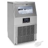 66lb/24hr Automatic Portable Stainless-Steel Ice Maker Machine w/ Ice Scoop. E-Commerce Return. Powers Up/Not Tested Further