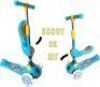 Kick Scooter 2-1 for Kids with Removable and Foldable seat, Adjustable Height, 3 Wheels and Easy Assembly - Appears New&nbsp;
