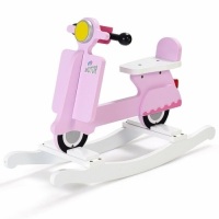 Kids Flat Seat Riding Wooden Rocking Horse