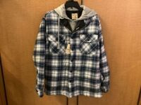 Red Head Men's Hooded Flannel, Medium, Appears New