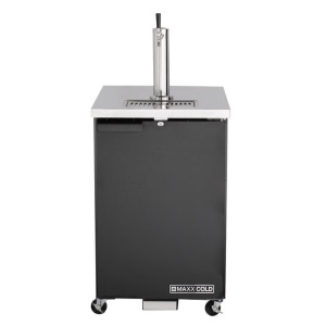 Maxx Cold MXBD24-1B 23" Beer Tower / Dispenser (204 L) with Stainless Steel Top. New Scratch & Dent