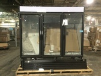 Maxx Cold MXM3-72FBHC 81" Triple Glass Door Merchandiser Freezer, Free Standing, 72 Cu. Ft. Untested, Unknown Condition