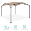Gazebo Canopy w/ Weighted Bags - 12x12ft, Tan. Appears New