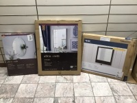 Lot of (3) Mirrors. Unknown Condition Store Returns. May Contain Broken or Incomplete Pieces